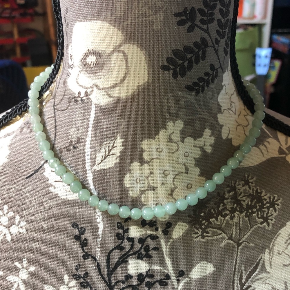 Vintage Amazonite Beaded Necklace